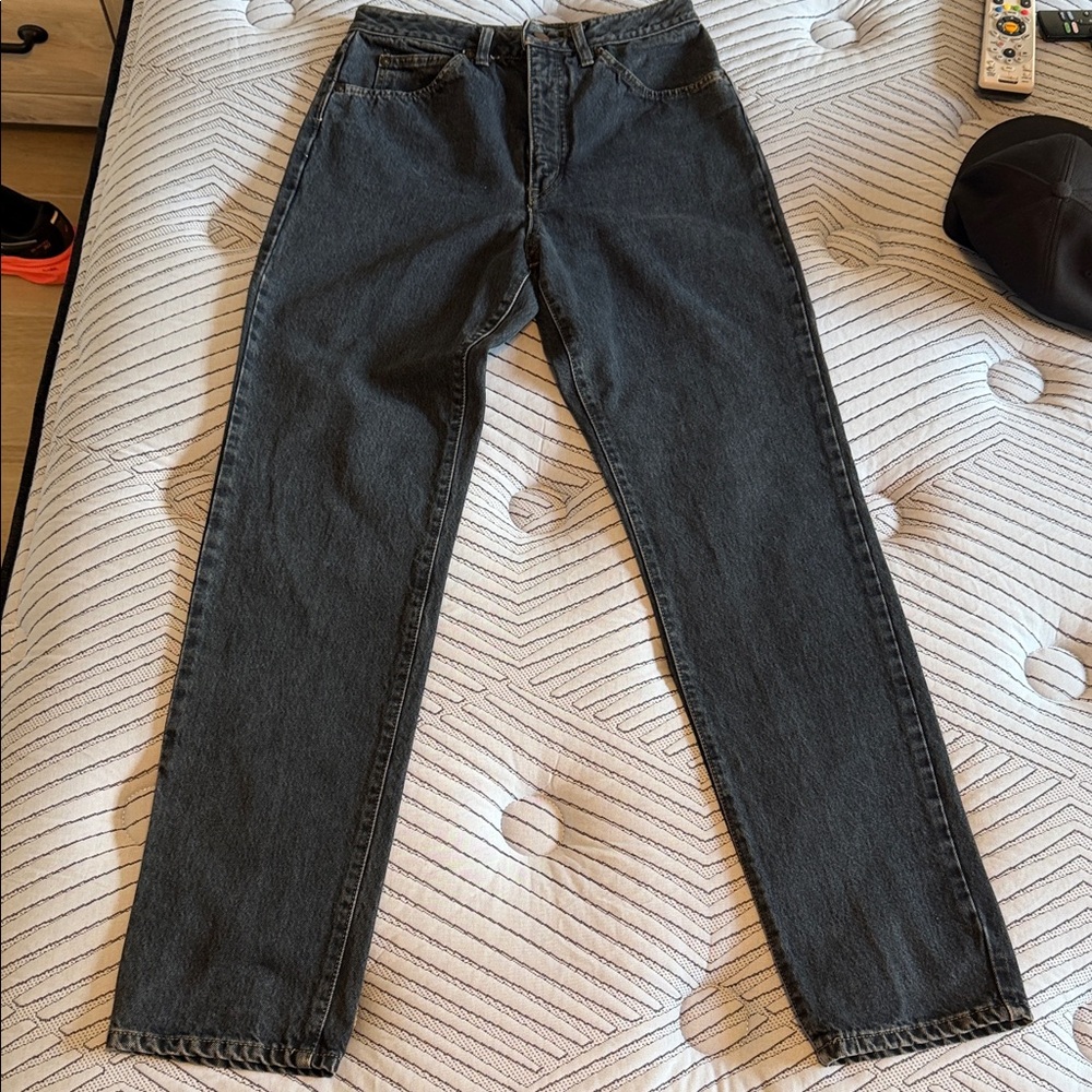 Edwin Women's  Black Straight Jeans